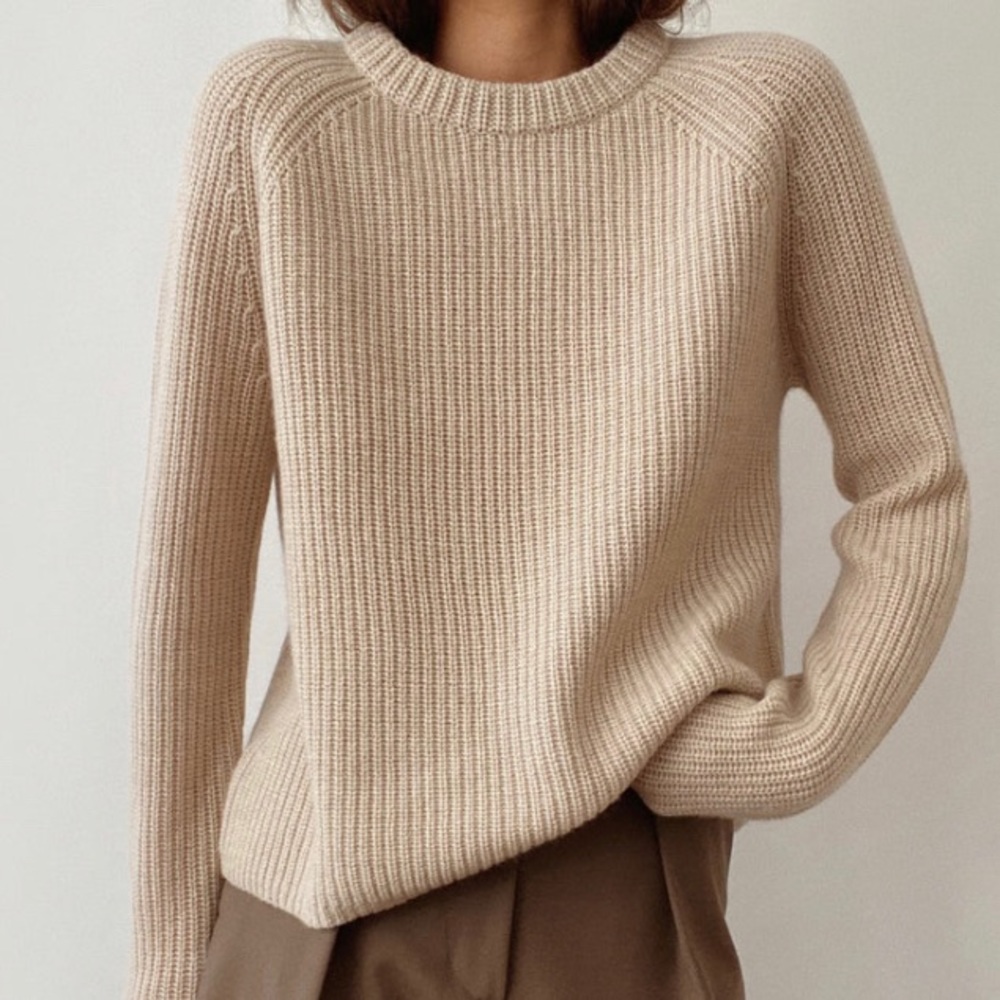 JENNI KAYNE Cashmere Fisherman Sweater